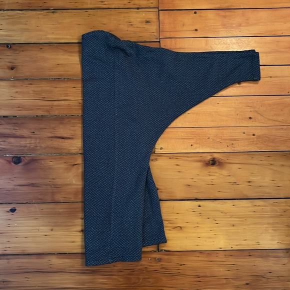 Blue polkadot cocoon cotton cardigan sweater - Picture 8 of 8